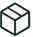 Outlined isometric cube/box icon used for Inventory.
