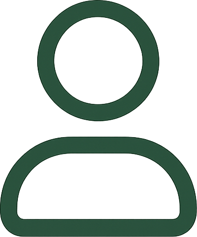 Green person-with-plus icon inside a pale green circular timeline badge.