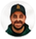 Small circular headshot of the signed-in user wearing a dark cap and dark shirt.