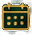 Gold calendar icon with small dots in the bottom guarantee bar.