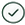 Dark green circled checkmark icon for process step three.